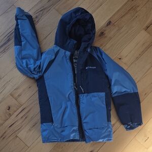 Columbia Kids Two-Tone Blue Raincoat